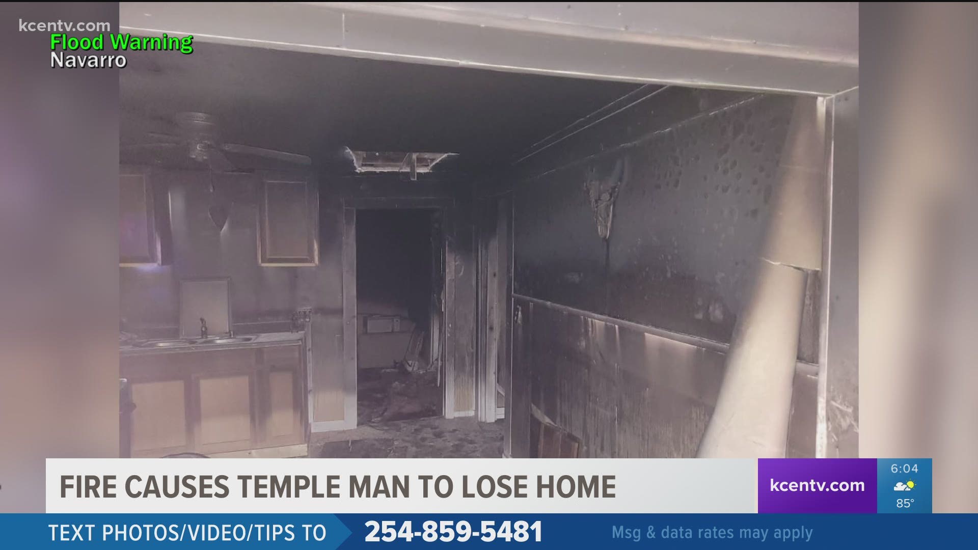 Temple Fire & Rescue say the fire happened just before 10 p.m. at 804 S. 10th Street. No injuries were reported.