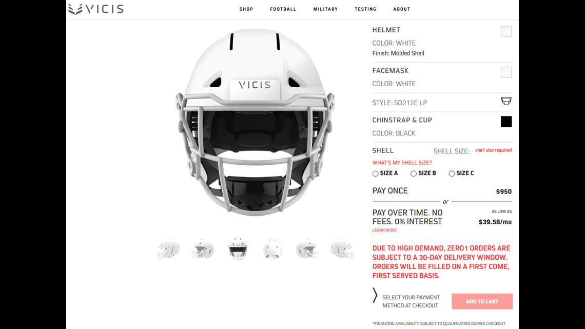 How much do football helmets really cost? Central Texas ...