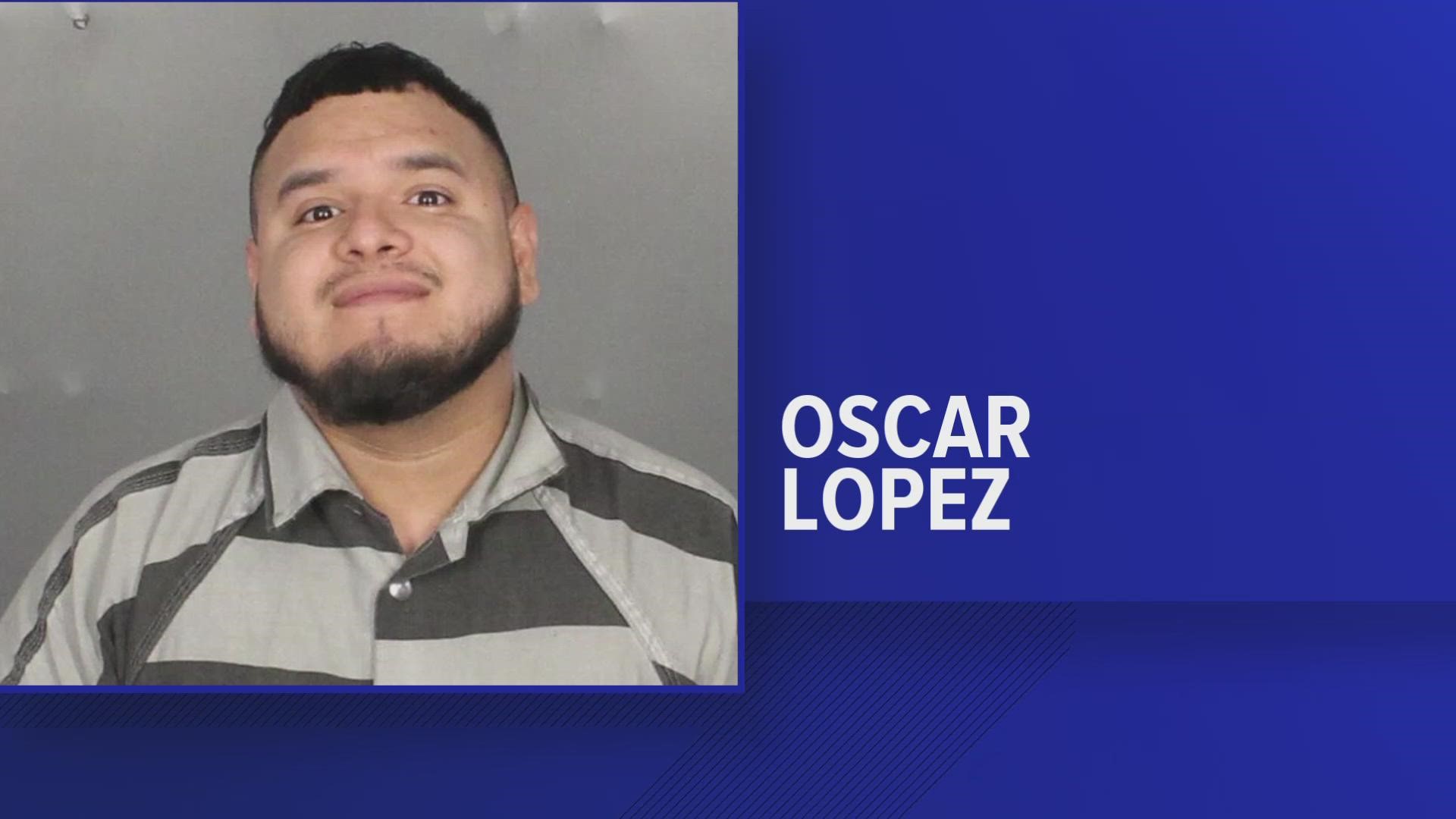 Oscar Thomas Lopez was already in custody for a different crime when the warrant was served.