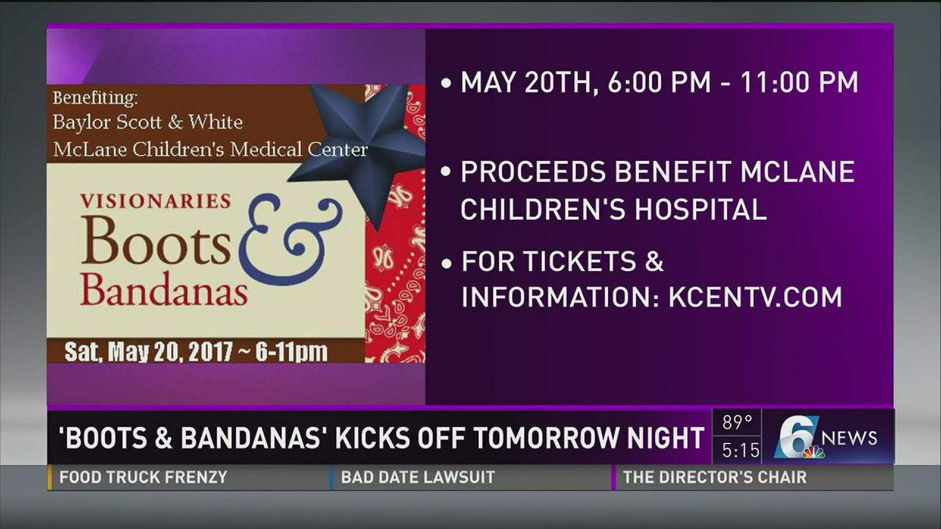 Proceeds from the event will benefit McLane Children's Hospital.