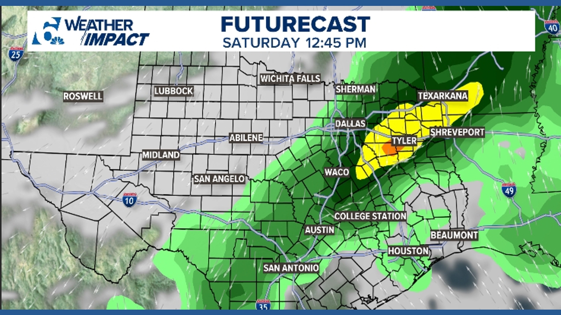 Showers and Storms to impact Central Texas Friday Night into Saturday ...
