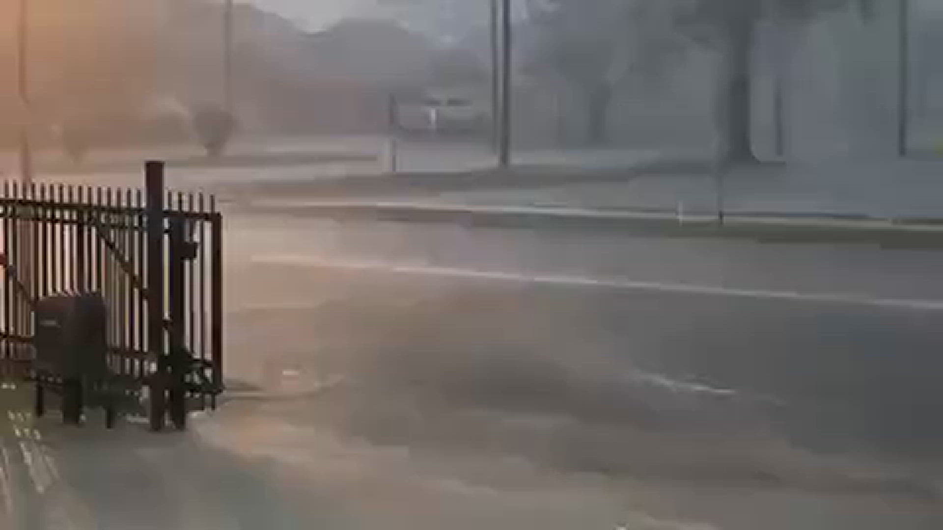 Rain pours through the streets of Central Texas on Nov. 7
Credit: Rocky bridges