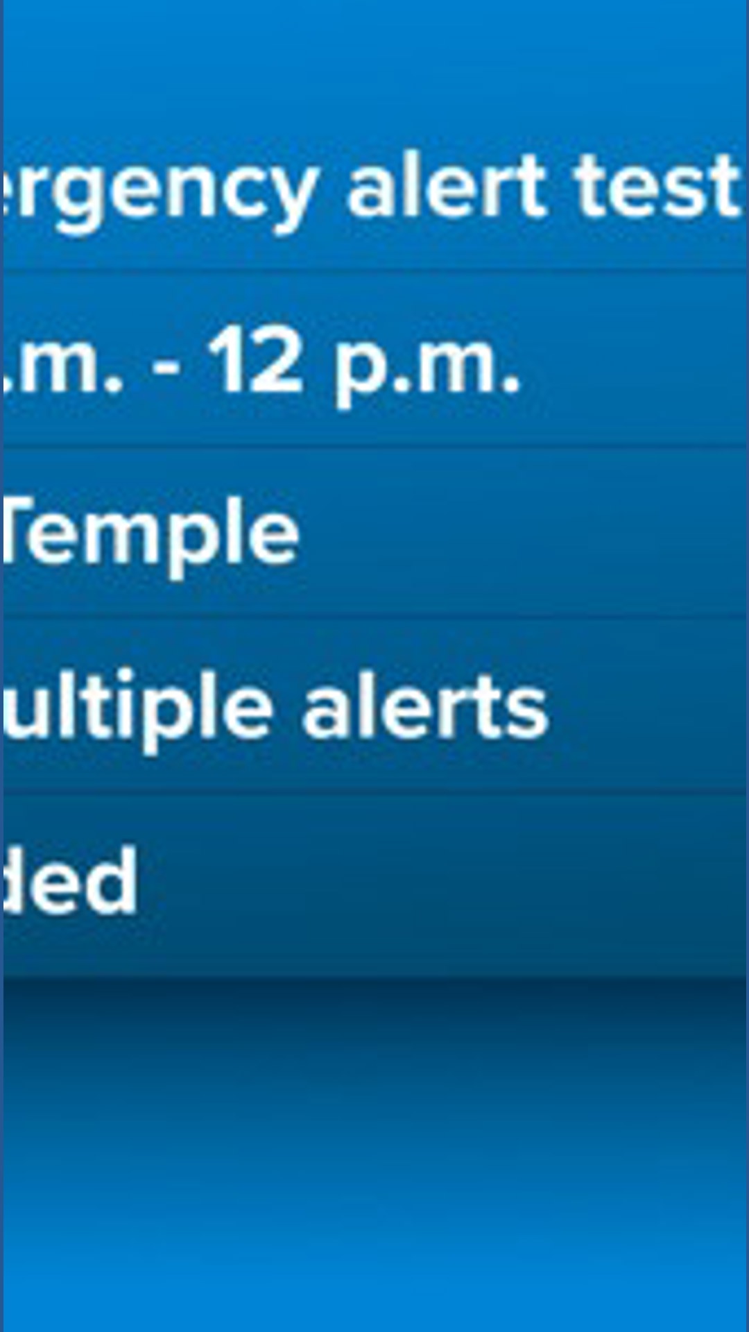 Don't be alarmed: Texas is running a statewide emergency alert test on ...