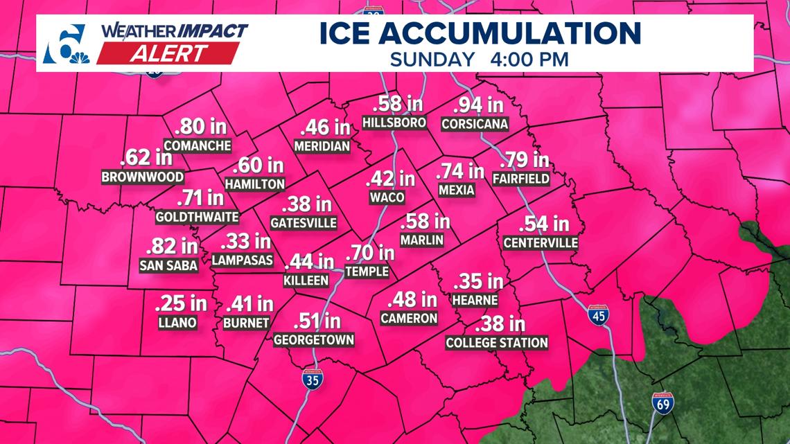 Freezing rain beings as dangerous ice storm takes shape in Central Texas | Weather Impact Alert