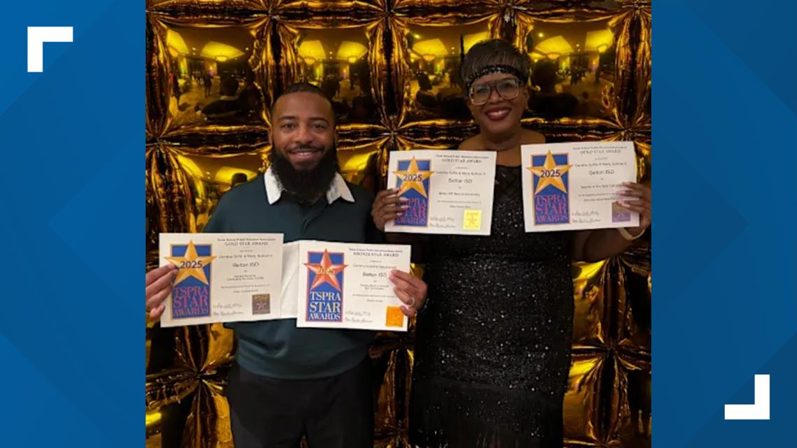 Belton ISD communications team earns state awards for storytelling excellence