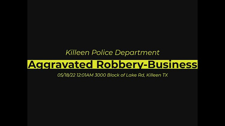 Killeen Robbery | Suspect wanted