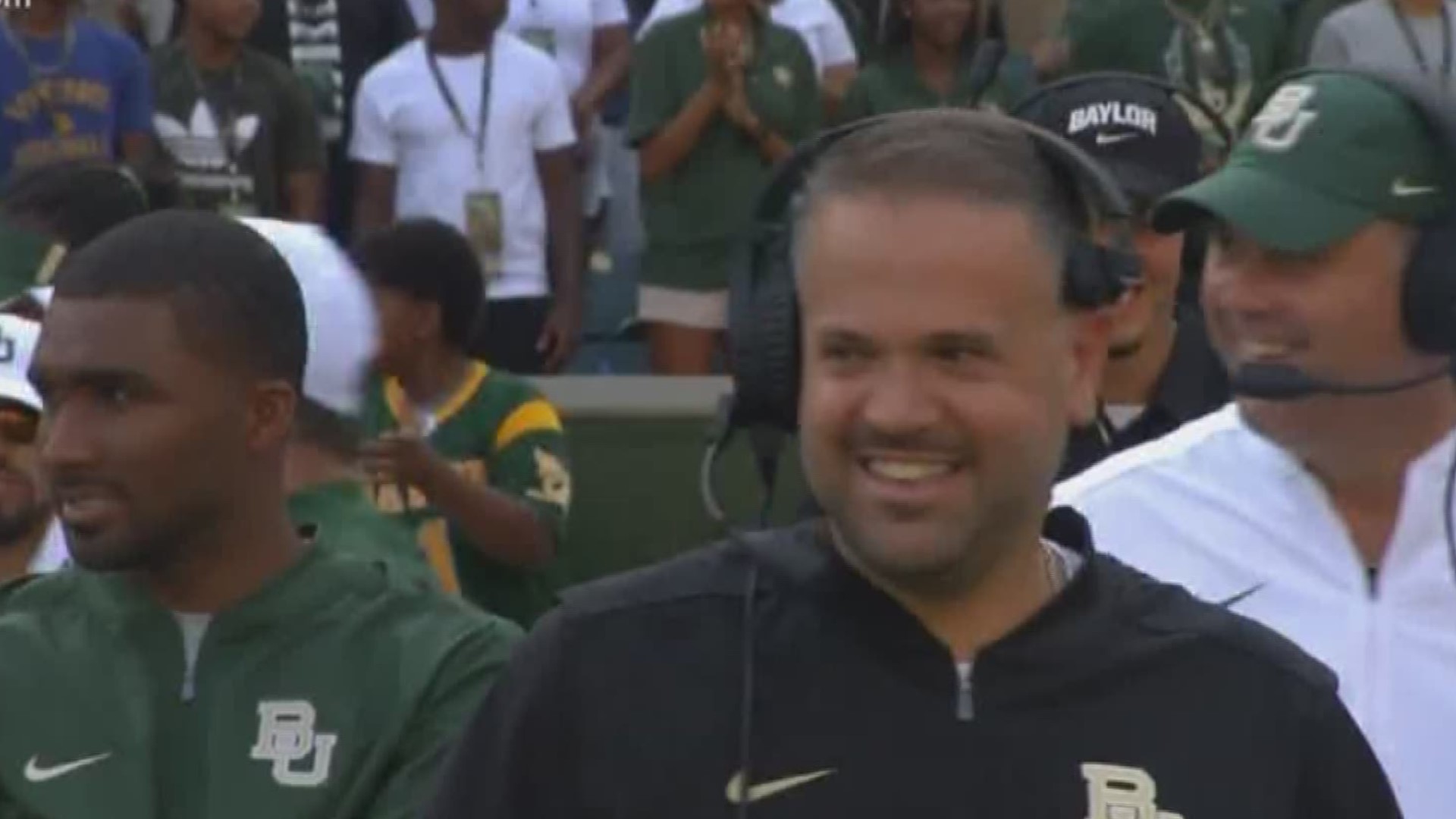 Matt Rhule is one of 22 coaches named to the Dodd Trophy mid season watch list.
