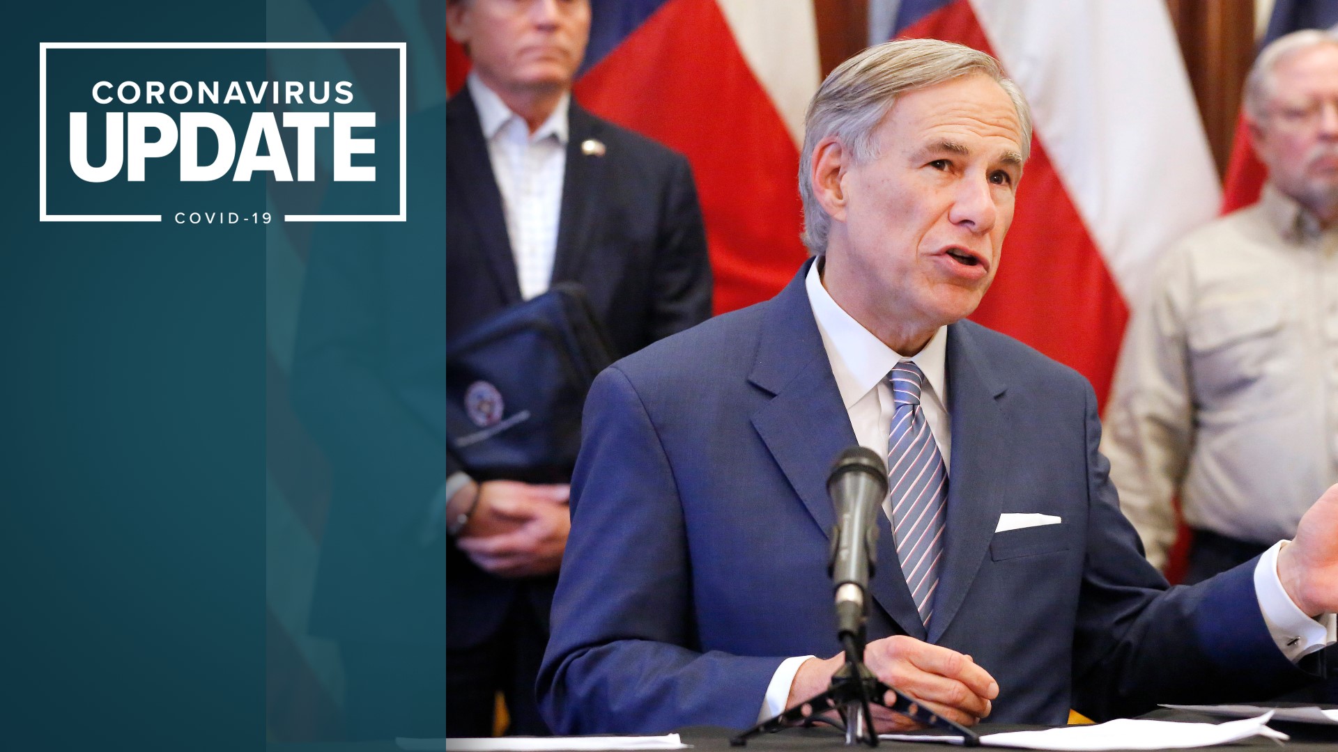 Gov. Greg Abbott said Texas has more than 60 drive-thru testing sites, but he is worried Texans don't know where they are.