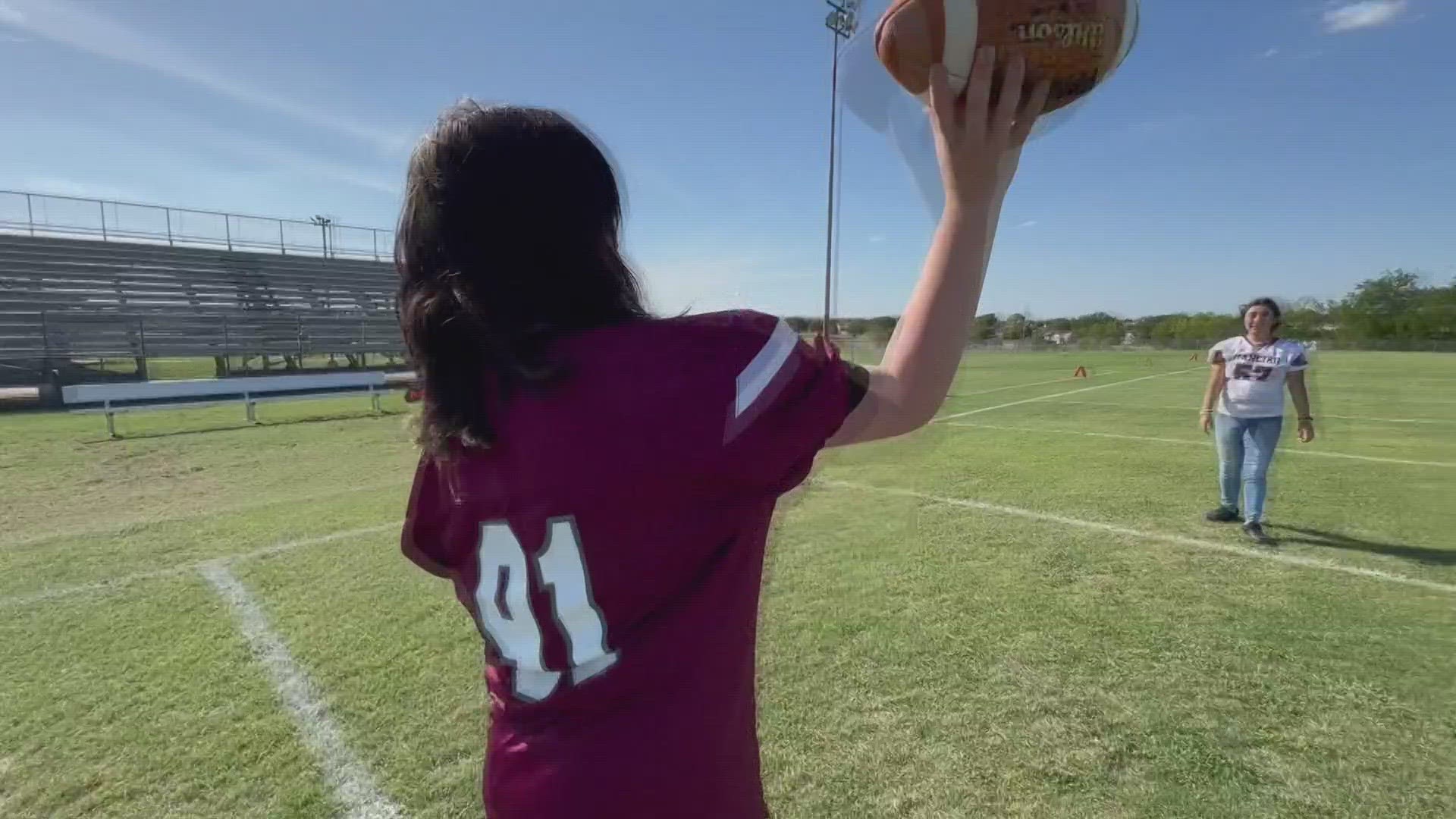 Rancier Middle School's Football team is setting the example that girls belong in the sport too.