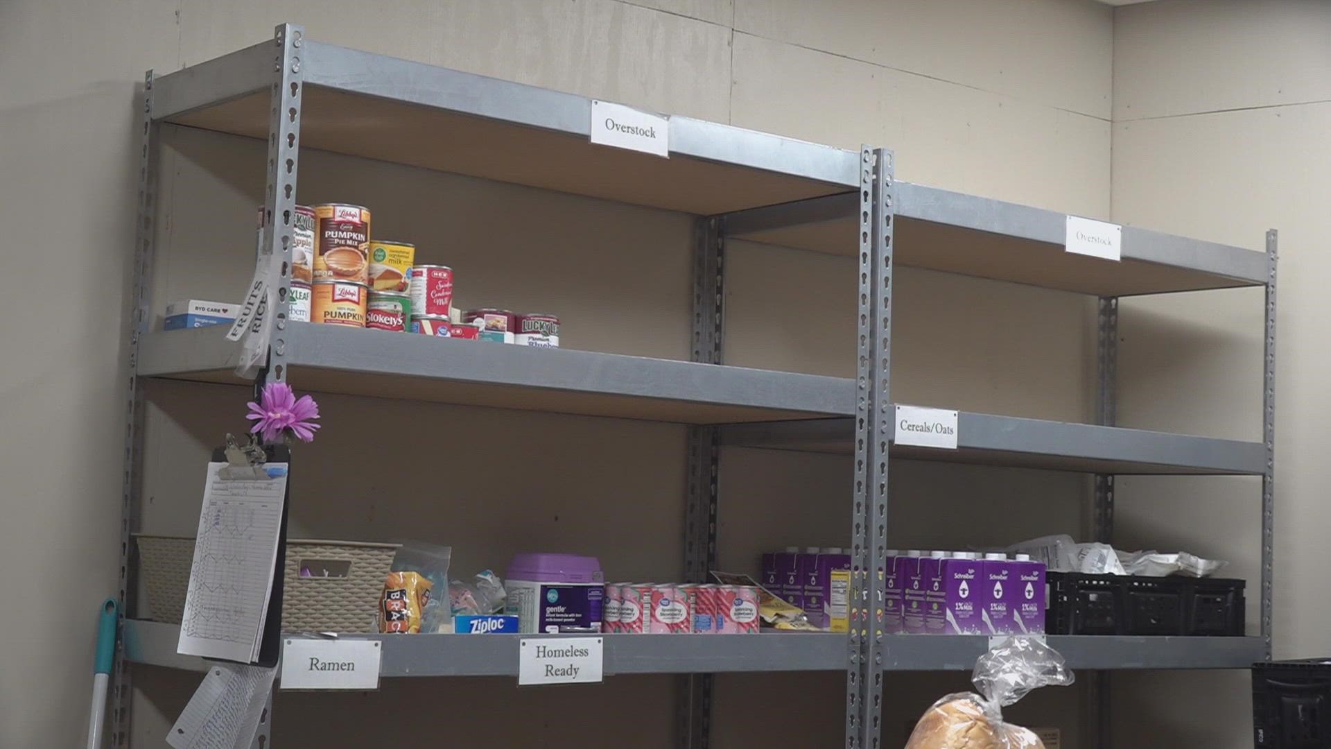 Food donations are down at the Salvation Army among rising costs.