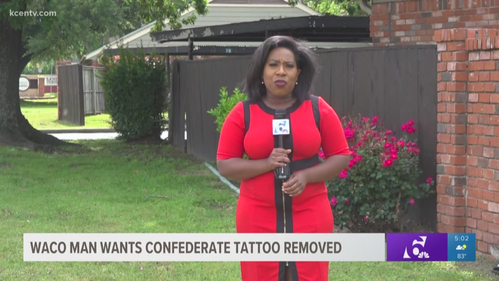 Man Wants Confederate Tattoo Removed