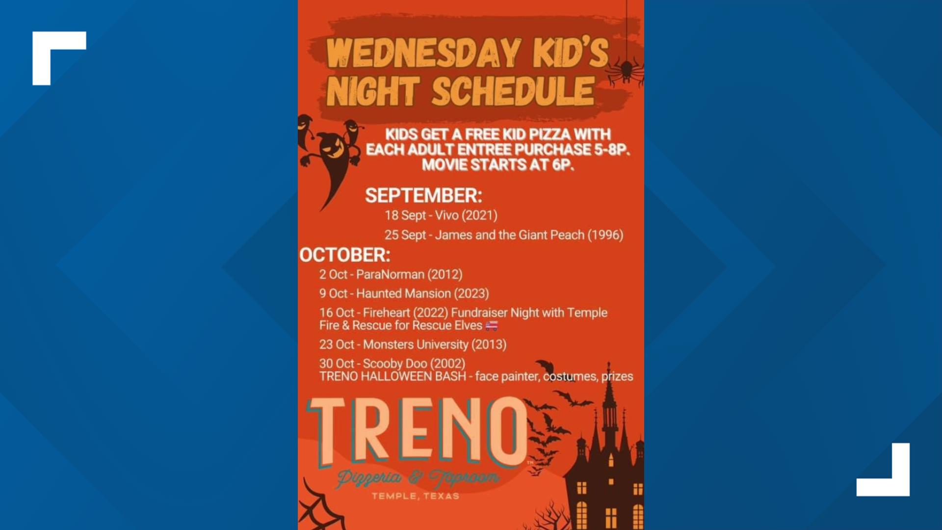 Temple Texas News Children eat free every Wednesday at Treno