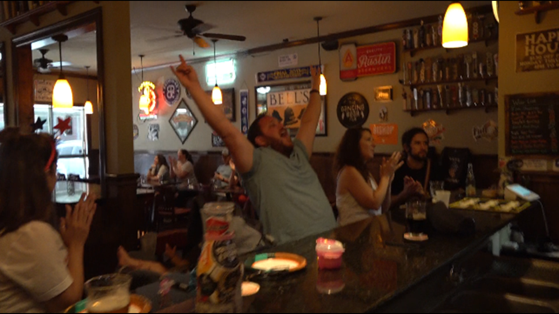 People across Texas, and the world, came together to watch the U.S. Women’s National Team take on the Netherlands. A Waco pub opened early for the match.