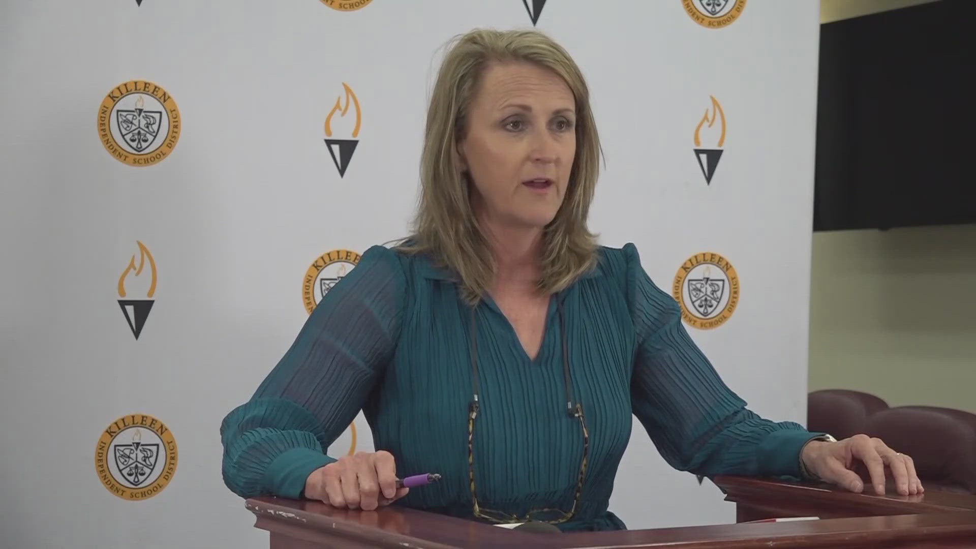 Killeen Superintendent Dr. Jo Ann Fey spoke with the media on Wednesday. 