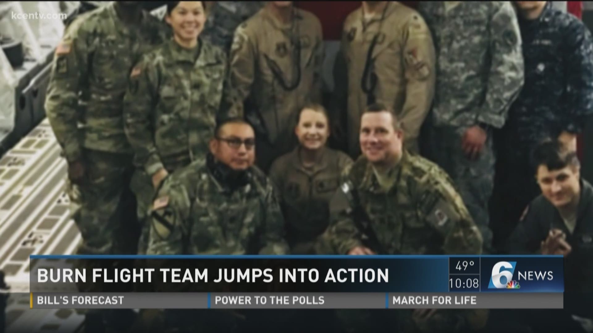 Channel 6 Military Reporter Jillian Angeline reports.