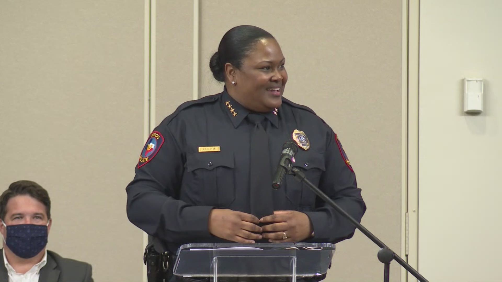 Sheryl Victorian, the city's first female and Black police chief, was selected from four finalists and started March 15.