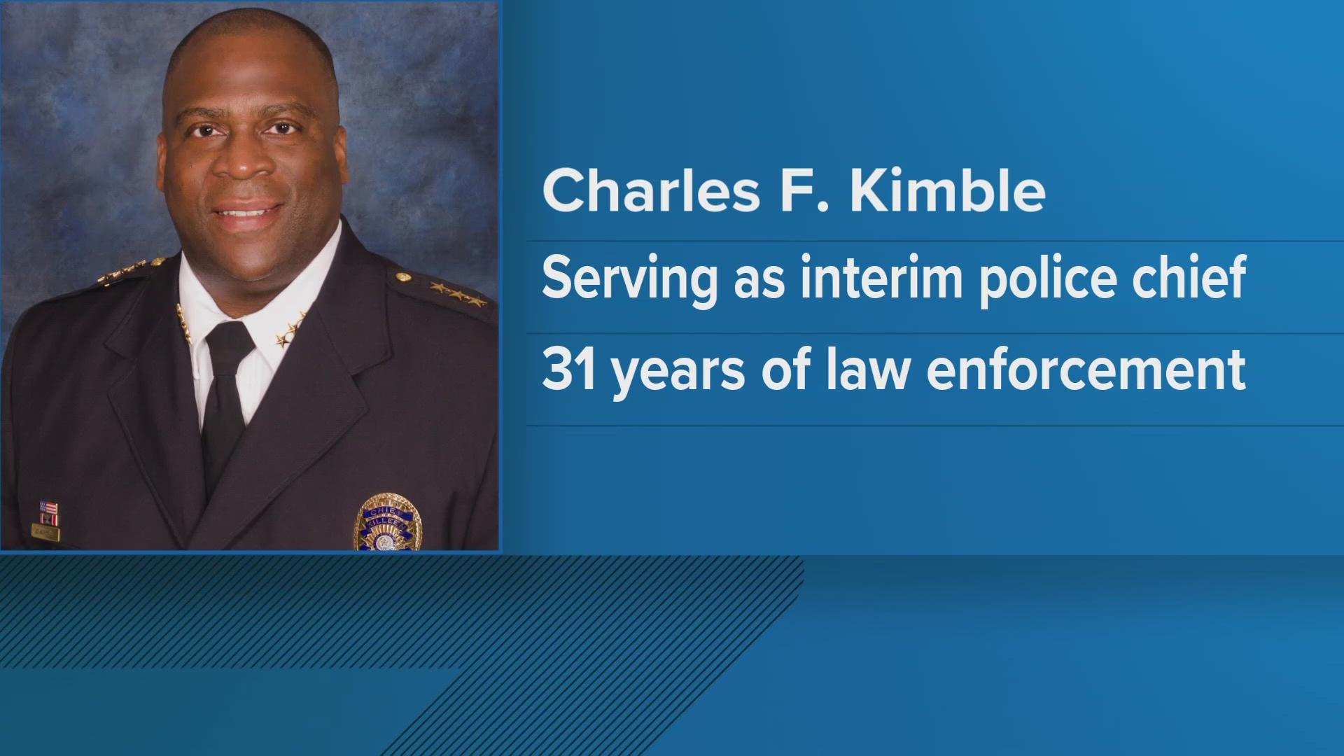 Kimble retired as the KPD Chief on Jan. 27 but will fill-in until a permanent Chief is found.