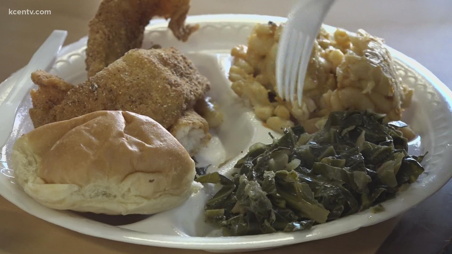 P.J.'s Table Top Southern Cuisine is giving a taste of Black history by offering delicious Soul Food and other favorites like their collard greens and yams.