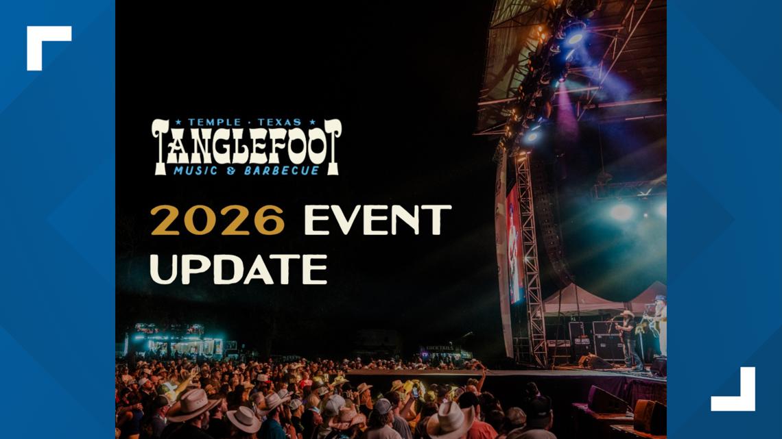 Temple cancels Tanglefoot Music & BBQ Festival for 2026