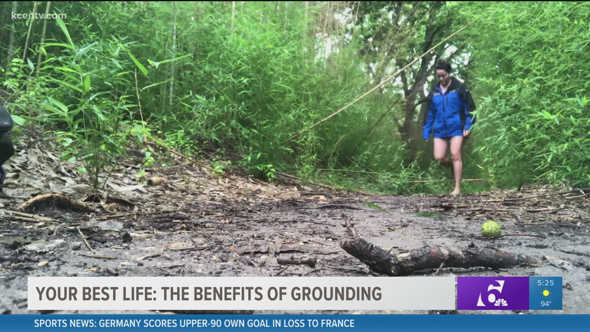 Grounding is when you get your bare skin on the Earth to rebalance and feel more at peace. This week, 6 News Anchor Leslie Draffin tries it to decrease stress.
