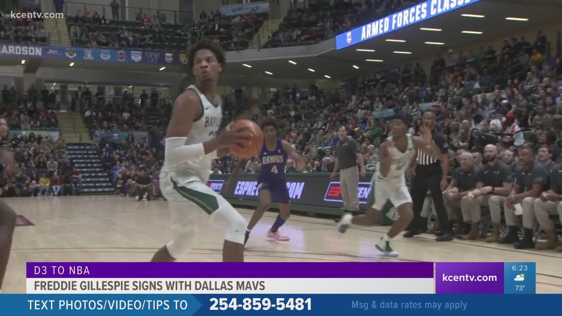 Gillespie just signed a free agent contract with the Dallas basketball team, saying it was a result of his hard work throughout the past few years.