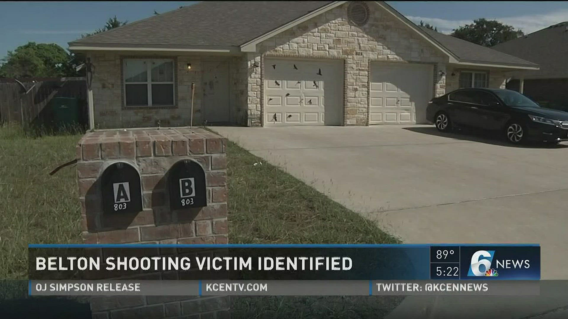 An update on a shooting in Belton over the weekend that left a man dead.