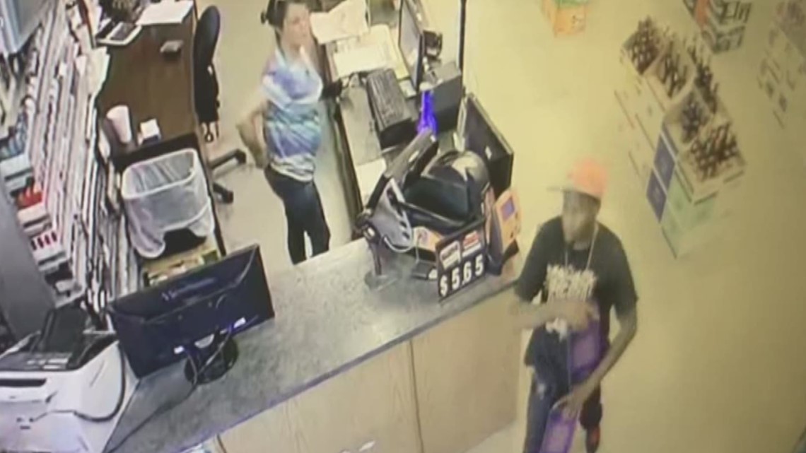 Thieves stealing gallon of Crown Royal, putting liquor bottles in pants caught on camera at Temple store | kcentv.com