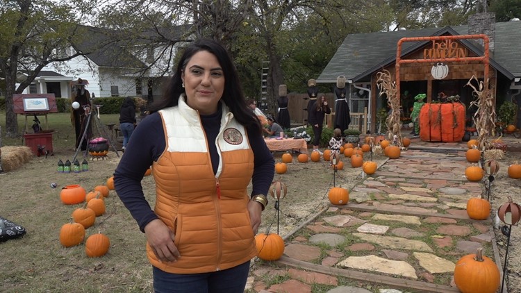 McGregor native hosts pumpkin patch in her own front yard