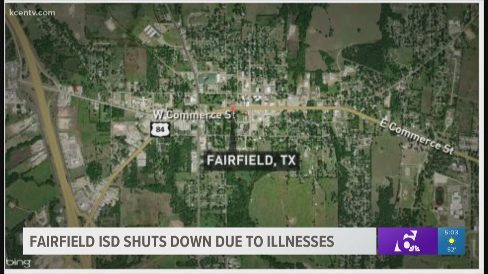 Fairfield independent school district said it will be closed until Monday, Feb. 4, because many students have the flu, strep throat or stomach viruses.