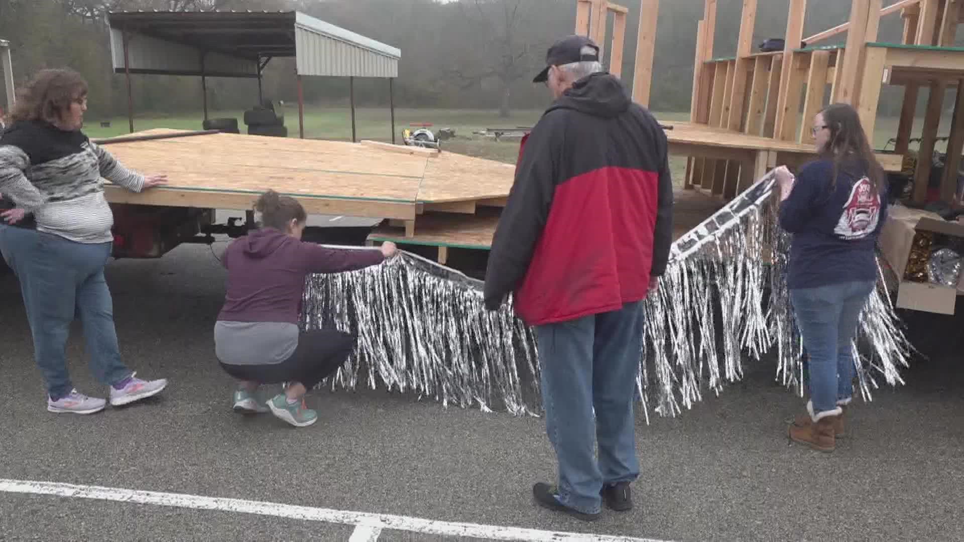 The Taylor's Valley Baptist Church in Temple wants to share the hard work they've put into their float for the 76th annual Temple Christmas Parade and Tree Lighting.