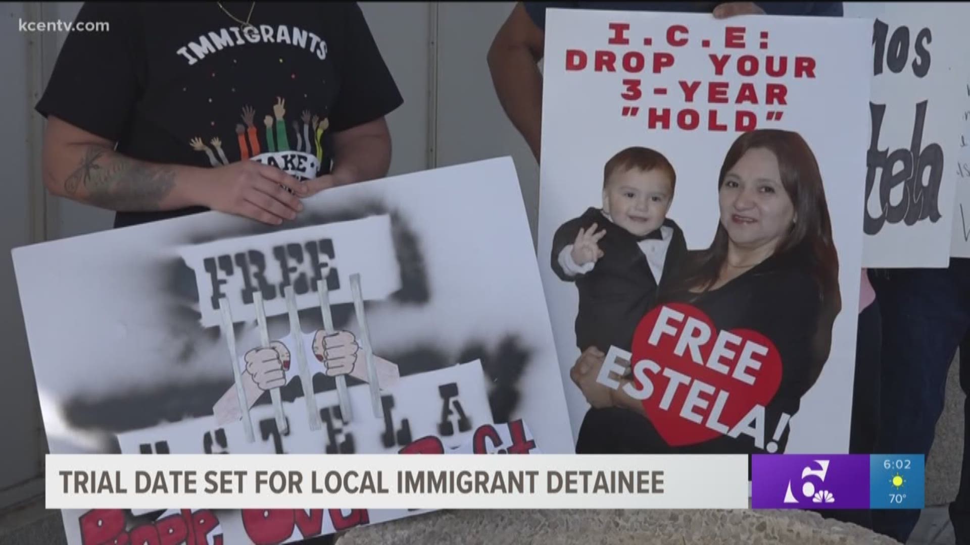A group of Waco faith leaders, community members, and civil rights groups rallied Thursday in protest of an immigrant detainee at the Jack Harwell Detention Center who has not had a trial after 3 years of incarceration.