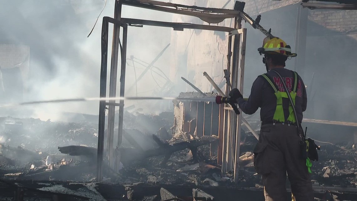 Marlin, TX News Fire in downtown Marlin destroys building
