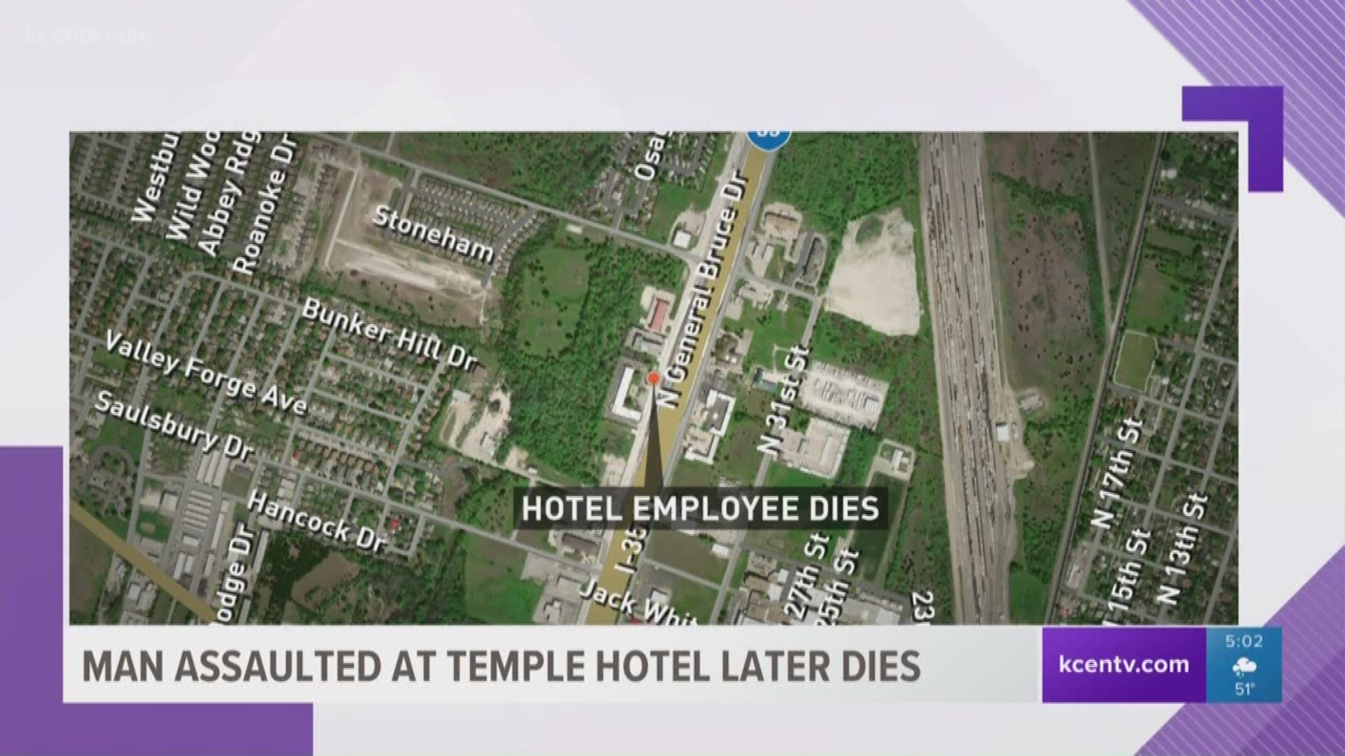 Police are looking for a suspect in the deadly beating of a man at an Econo Lodge in Temple.