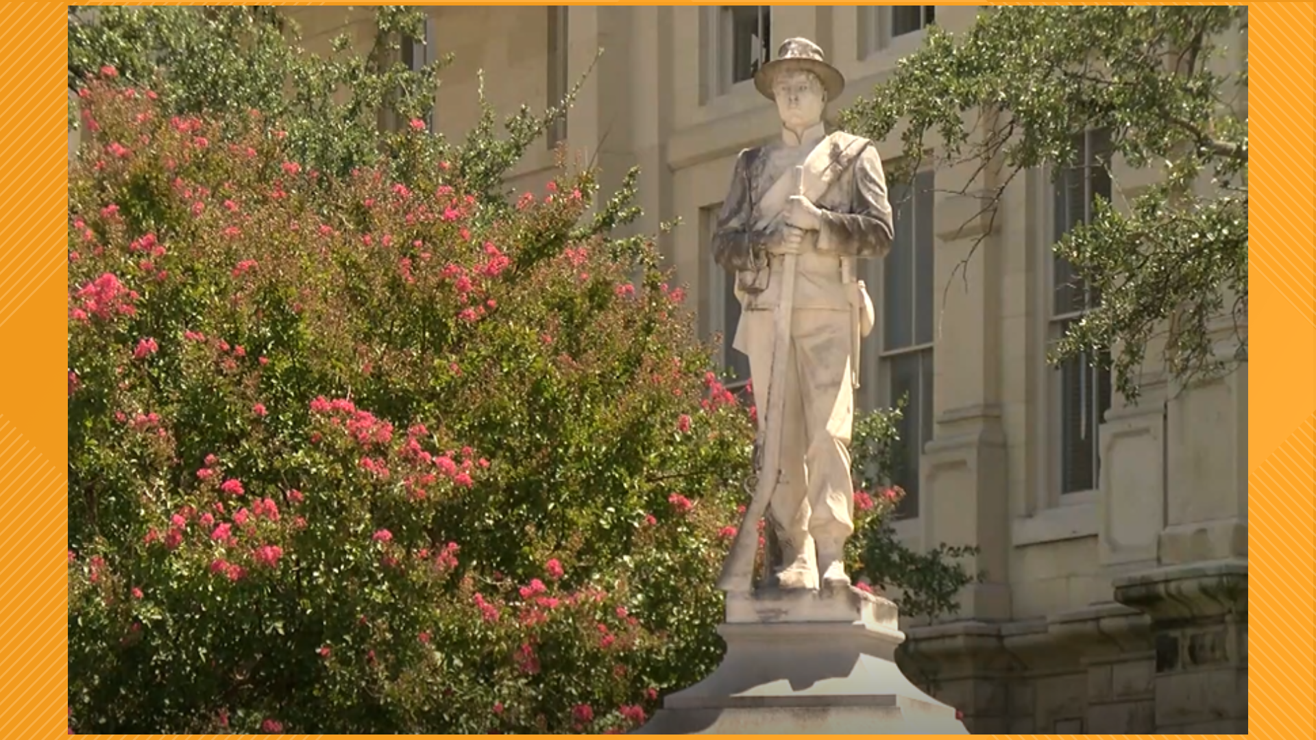 The Bell County Commissioners met Monday afternoon to discuss whether or not to remove the Confederate monument on the Bell County Courthouse lawn.
