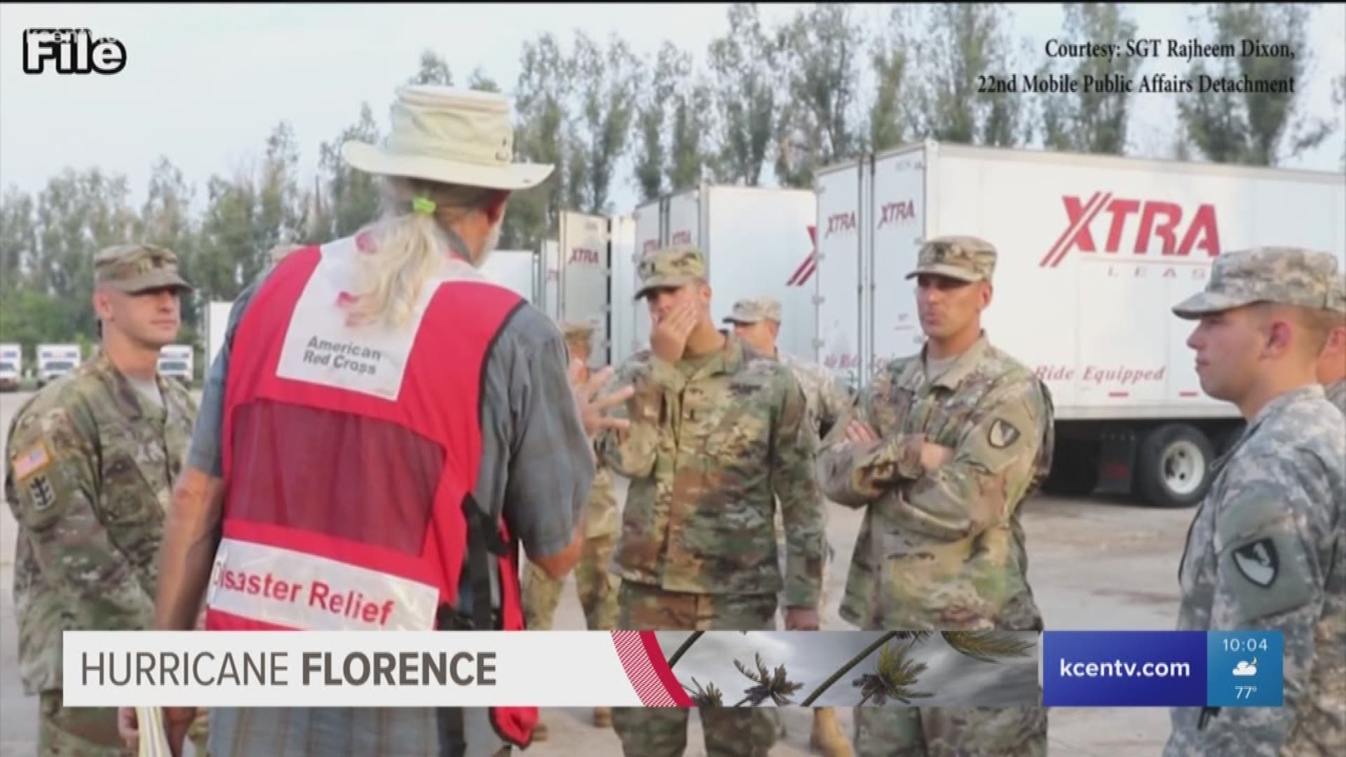 Multiple organizations are set to assist those in Florence's path at a moment's notice.