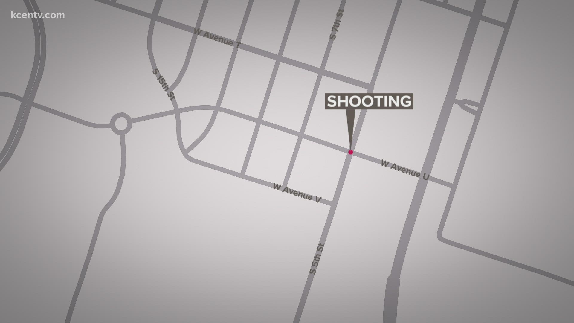 Police said they were called around 12:45 a.m. about a shooting in the area of South 5th Street and West Avenue U.