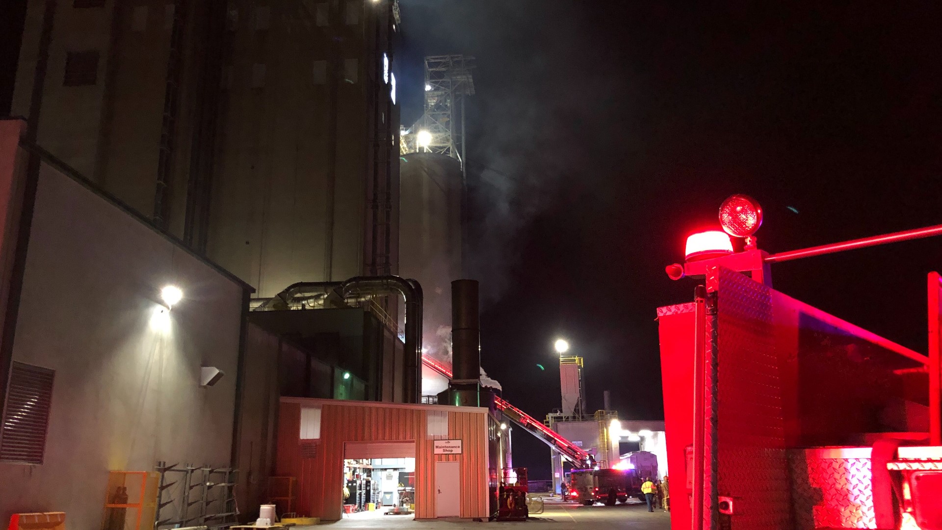 Fire breaks out at Cargill warehouse in Temple