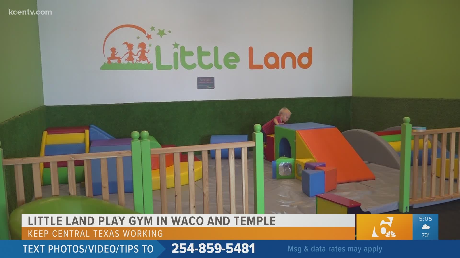 We want to keep Central Texans working, so we're highlighting a local business that could use your support. This week we meet the owners of Little Land Play Gym.