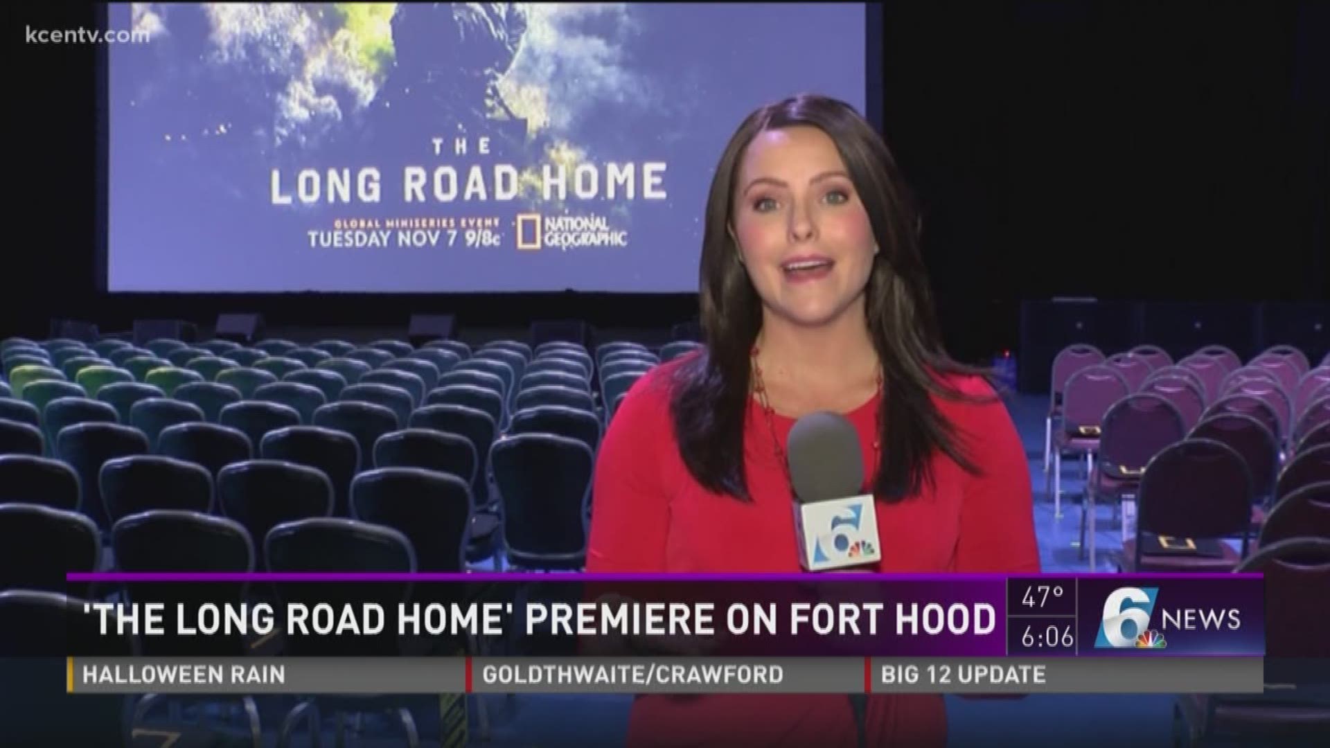 National Geographic's The Long Road Home, which filmed on Fort Hood, will host a premiere screening for soldiers and their families Oct. 27 at 6 p.m. inside the Abrams Gym.
