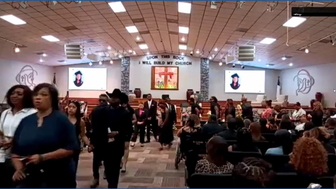 'You will see her again' | Memorial service held for Mia Griffin