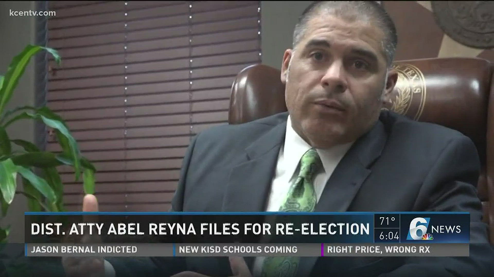 McLennan County District Attorney Abel Reyna officially kicked off his re-election campaign.