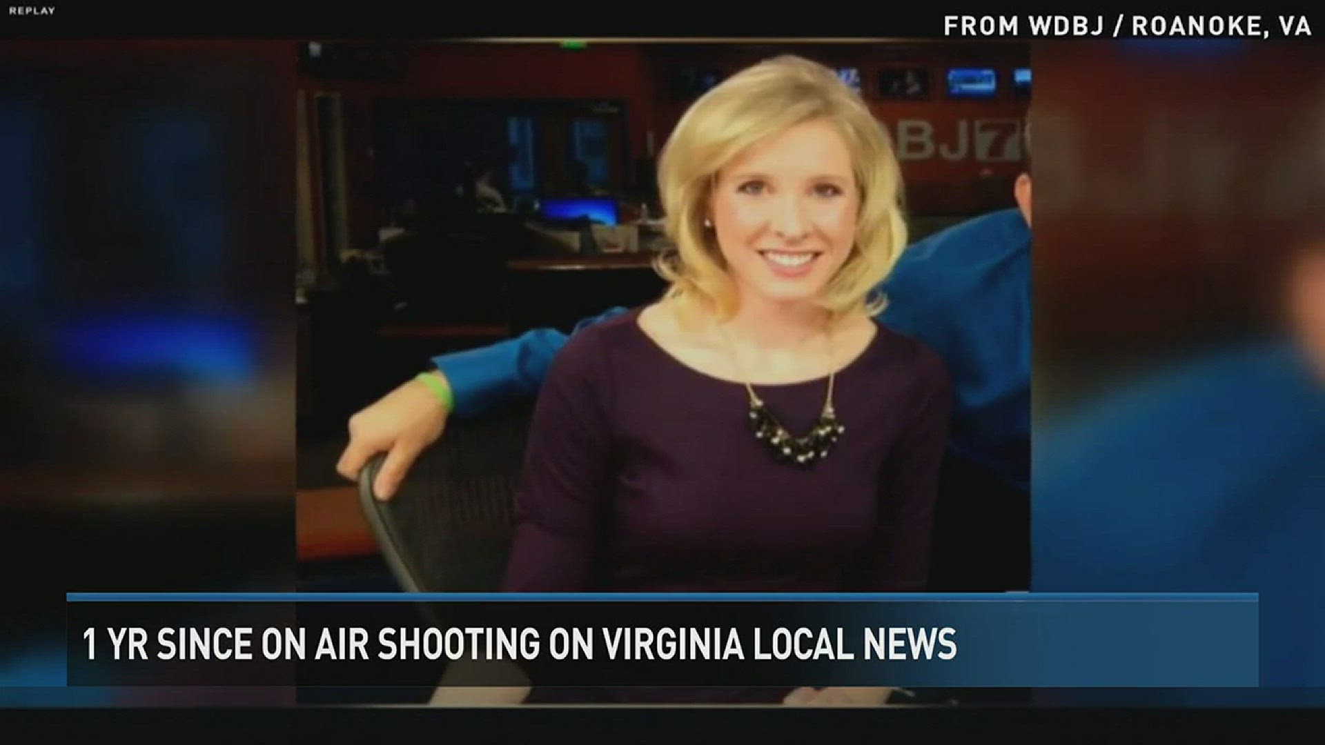 A Virginia television station is marking a year since two journalists were fatally shot during a live broadcast watched by thousands of viewers.