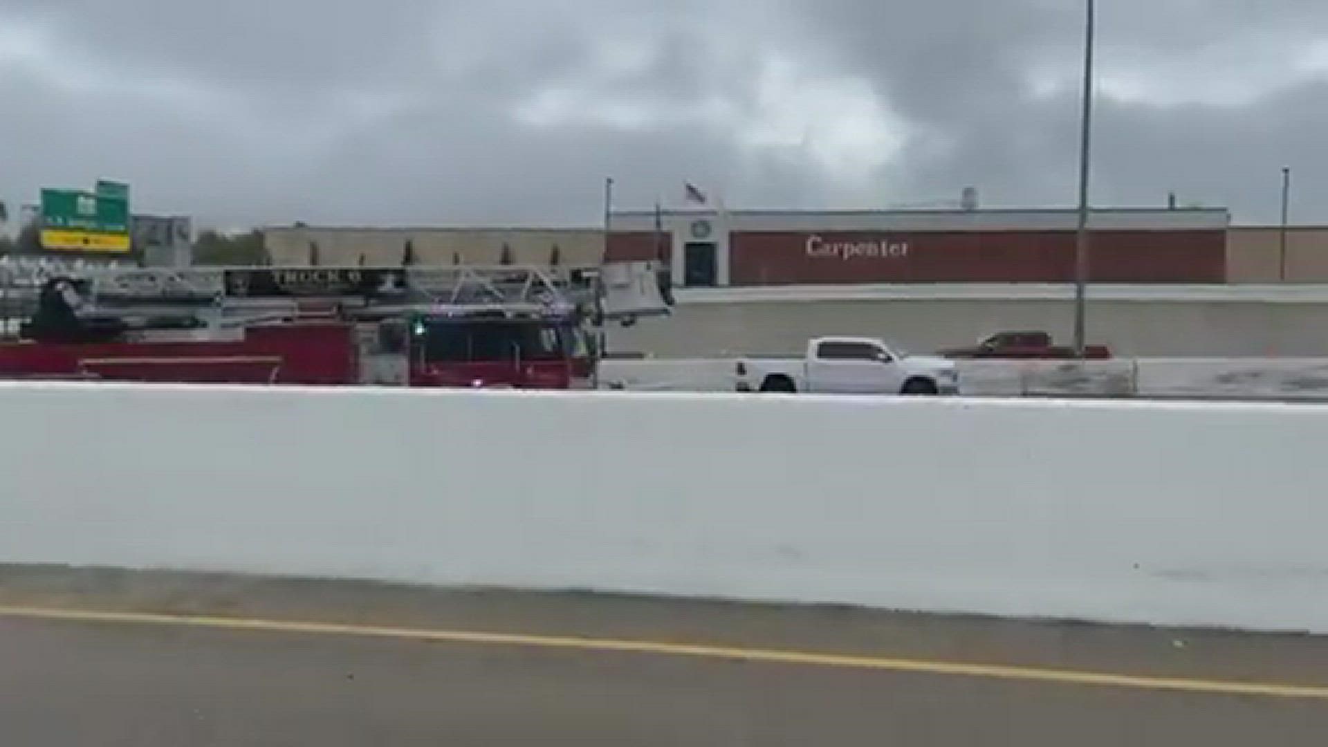 According to the Temple Police Department, the crash happened on southbound I-35 near Industrial Boulevard and Nugent Avenue.
Credit: Darron Wallace