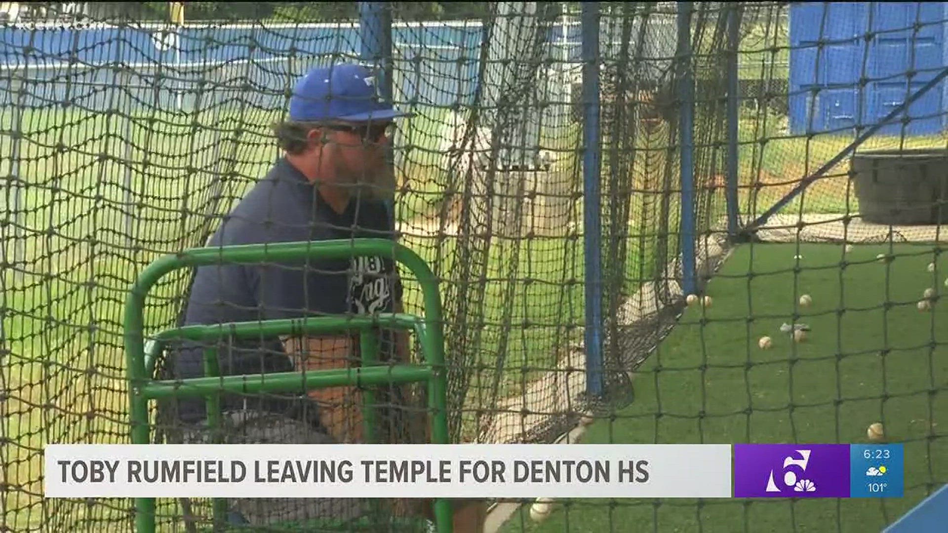 Toby Rumfield leaving Temple for Denton High School | kcentv.com