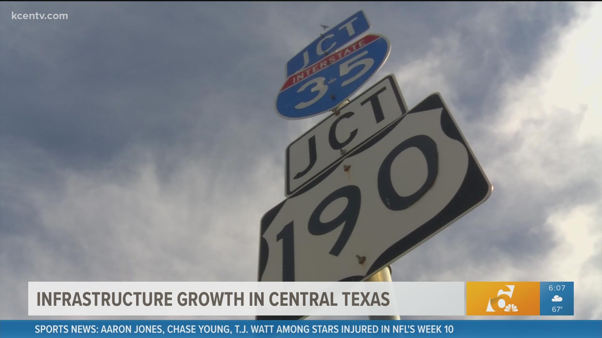Infrastructure growth in Central Texas