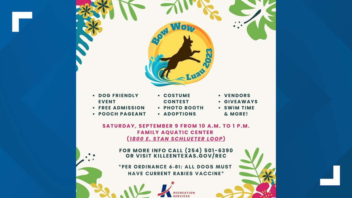 Killeen, TX News | Killeen hosting Bow Wow Luau | kcentv.com