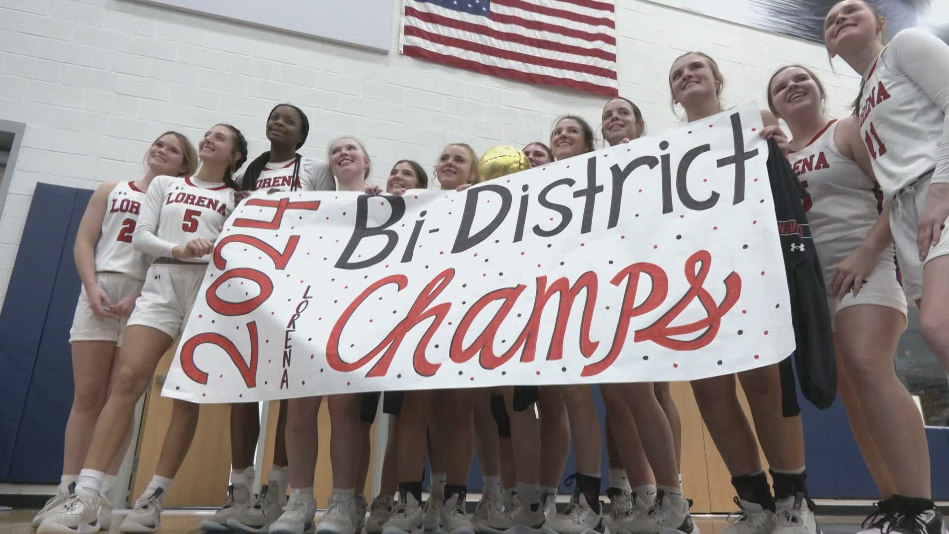 The Leopards took home the Bi-District Title with a 55-19 final score.