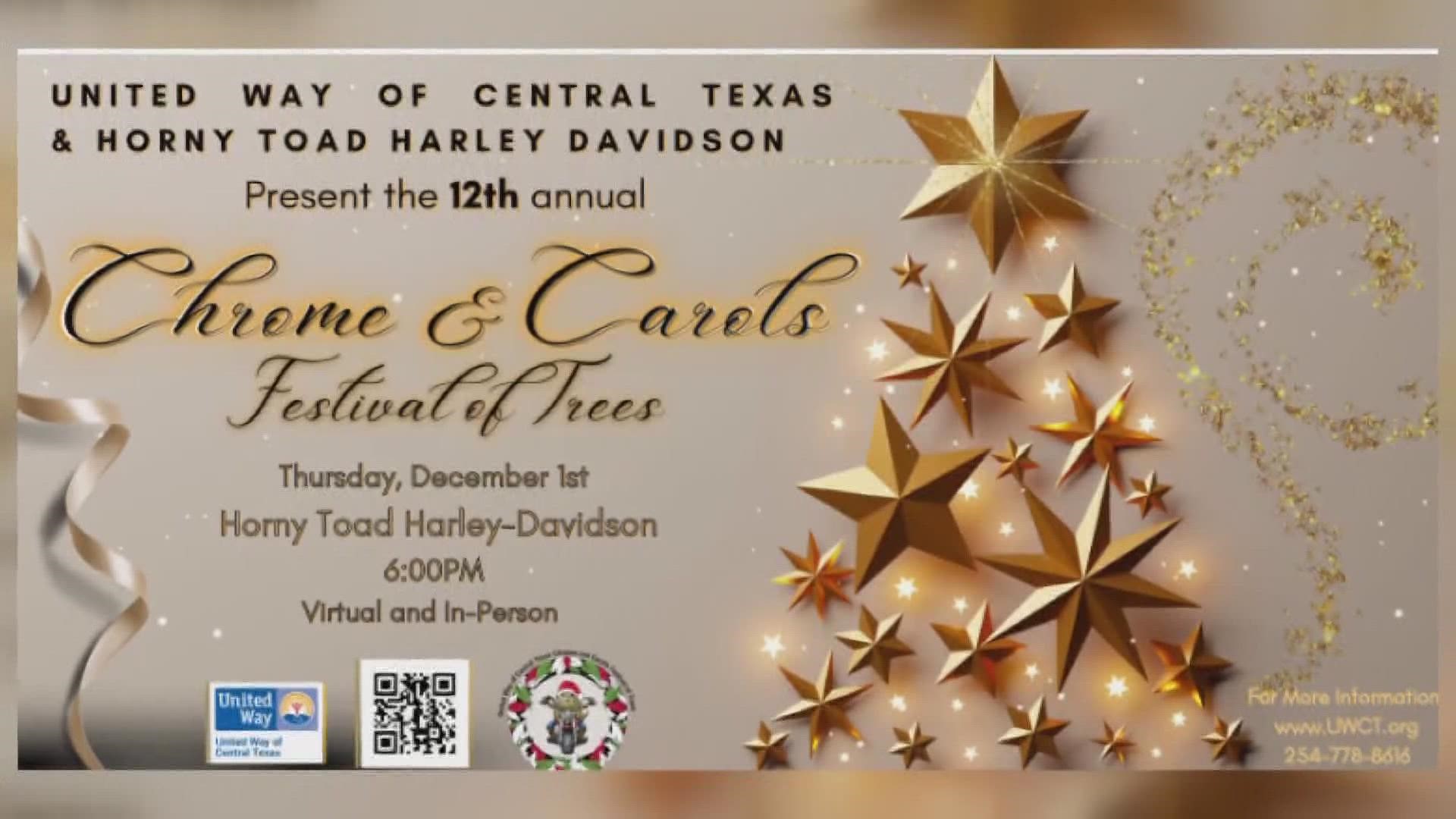 Help support the United Way by getting virtual tickets to Chrome and Carols for this Thursday.
