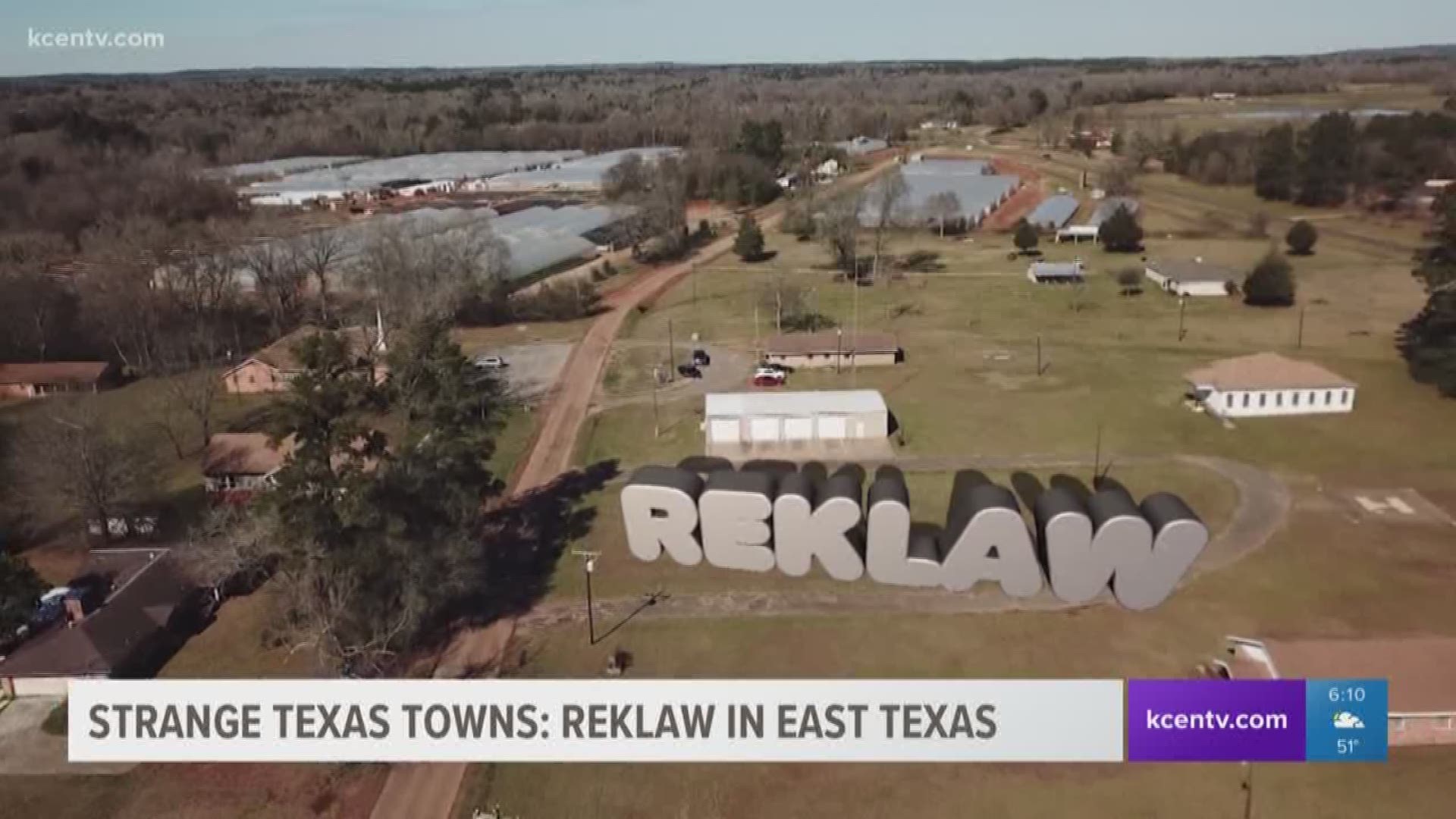 Strange Texas Towns Reklaw in East Texas