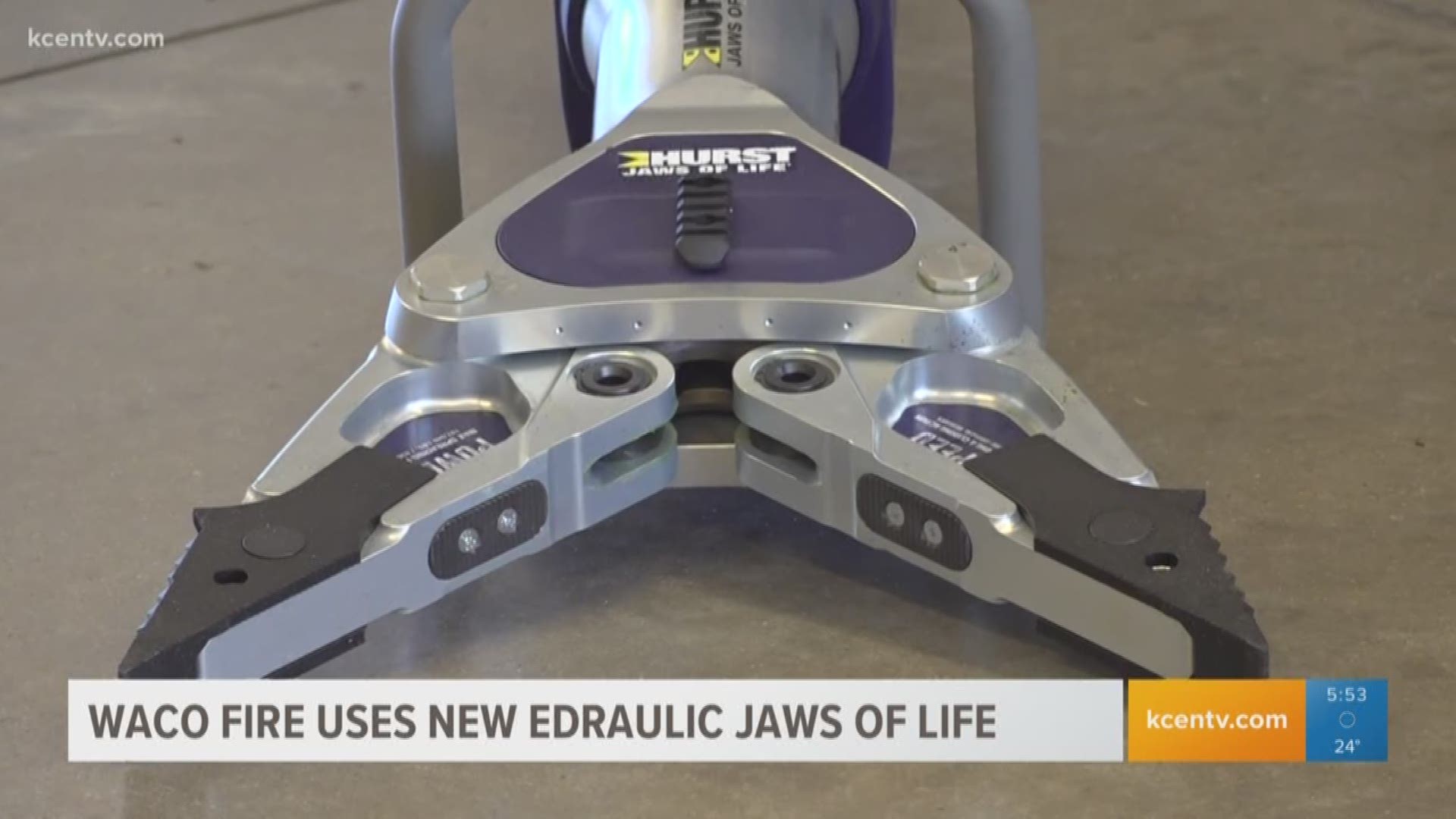 The Waco Fire Department recently purchased four sets of new eDRAULIC Jaws of Life for $112,000. Maria Aguilera reports.